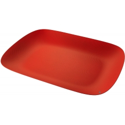 Moire',Vassoio Texture Rosso Alessi