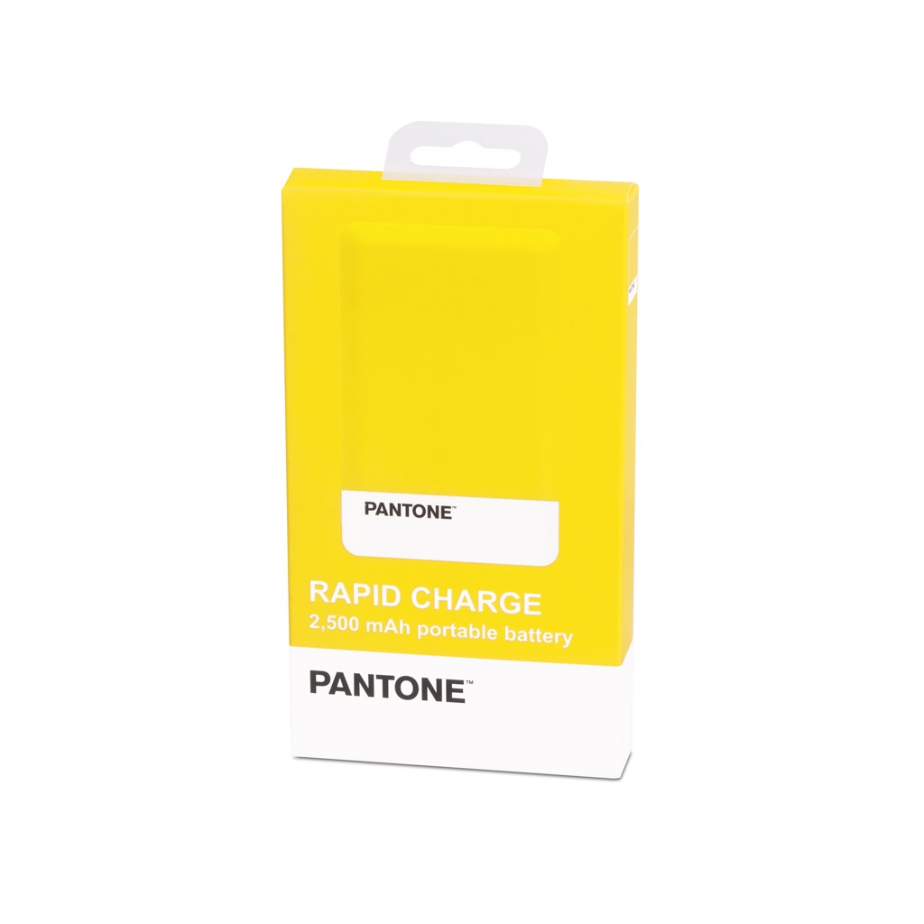 Power bank 2500mah pantone giallo balvi
