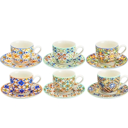 Set 6 Tazzine Caffe Medicea Brandani