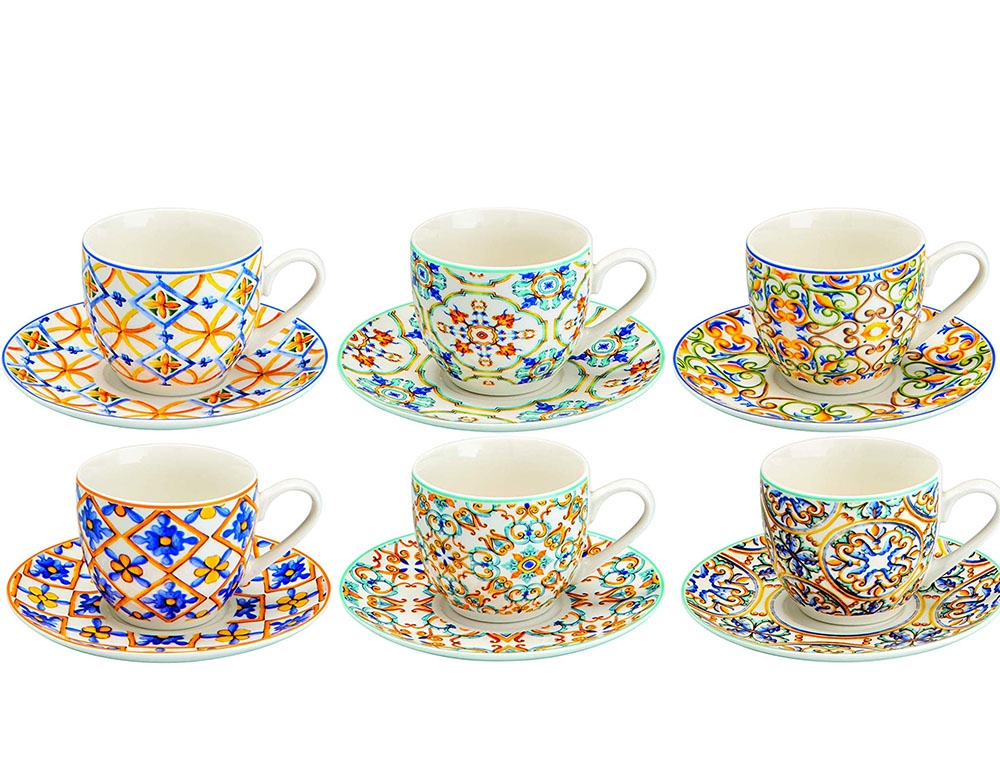 Set 6 tazzine caffe medicea brandani