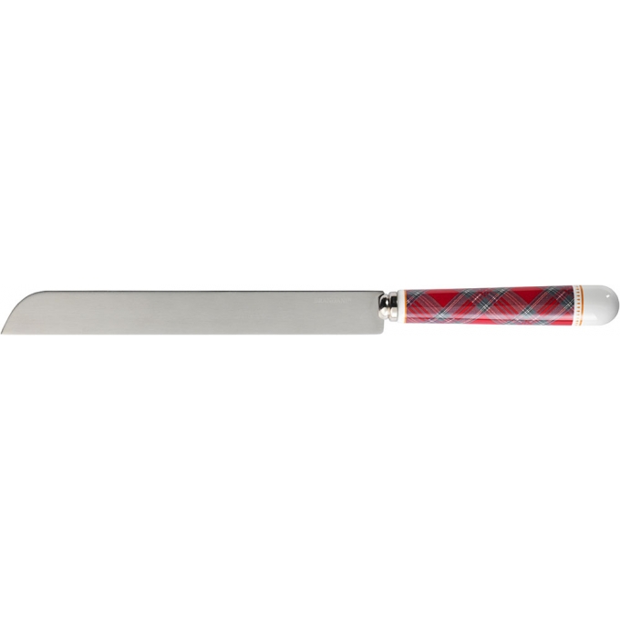 Coltello torta sottobosco inox con manico ceramica brandani