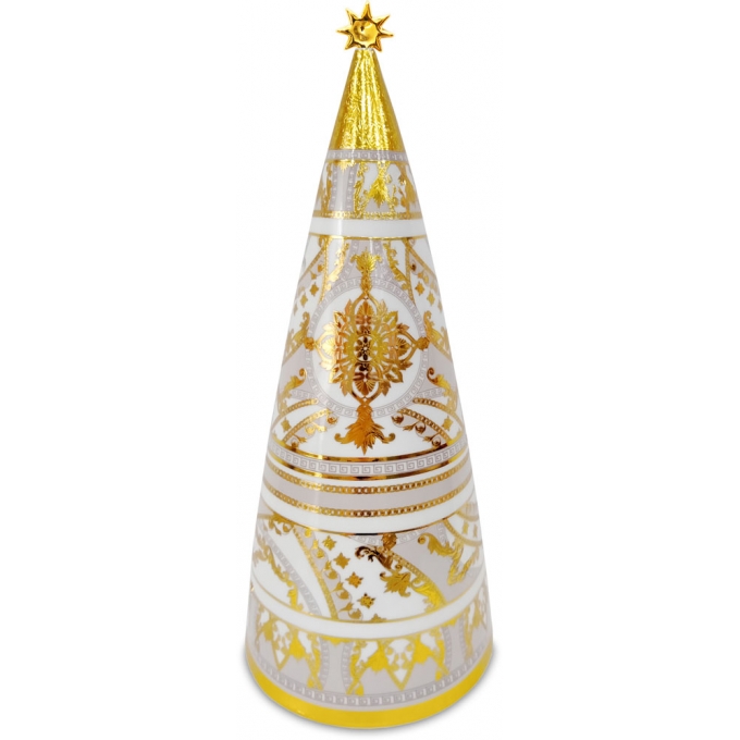 Albero di natale grande poudre chic m&r gala xmas baci milano