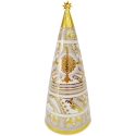 Albero Di Natale Grande Poudre Chic M&R Gala Xmas Baci Milano