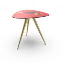 Tavolino Legno Gambe Metallo Toiletpaper - Revolver Seletti
