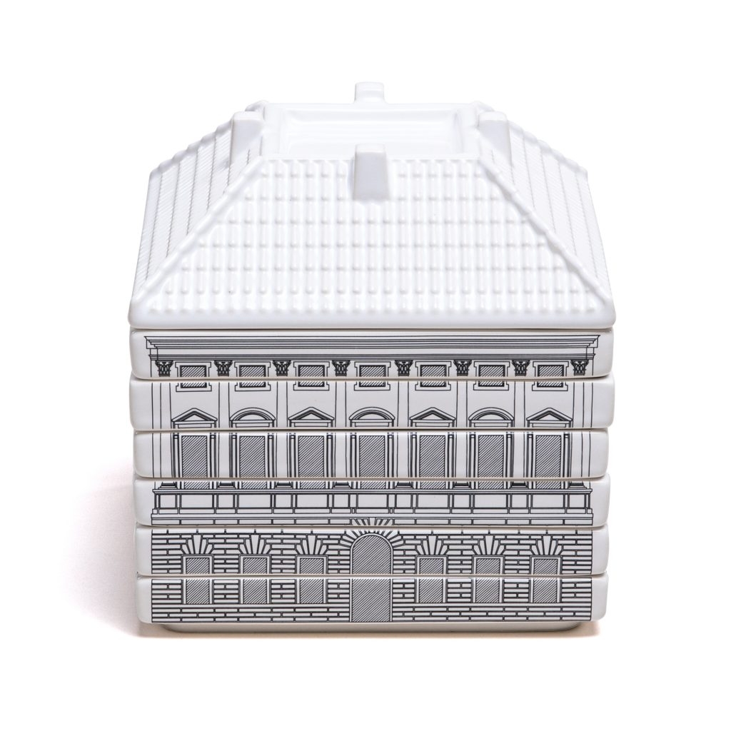 Palazzo borghese 6 piatti frutta e 1 zuppiera Seletti
