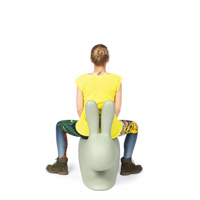 Rabbit chair grande qeeboo verde