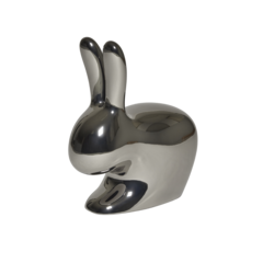 Rabbit chair finitura metal qeeboo