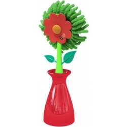 SPOLVERINO PER COMPUTER "FLOWER POWER" CON VASETTO