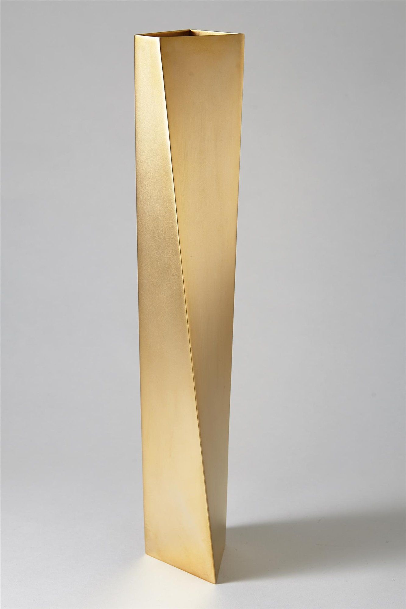 Vaso crevasse oro limited edition zaha hadid alessi