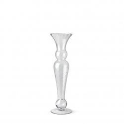 Vaso Vetro Soffiato Torchon Dia.14X50Cm Hervit