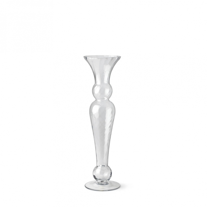 Vaso Vetro Soffiato Torchon Dia.14X50Cm Hervit