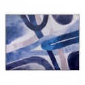 Quadro astratto 90x120cm con cornice L'Oca Nera