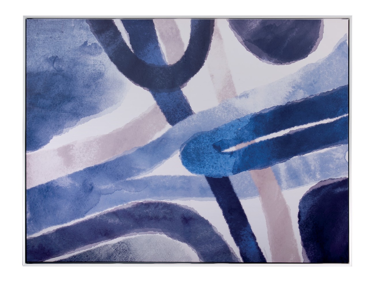 Quadro astratto 90x120cm con cornice L'Oca Nera
