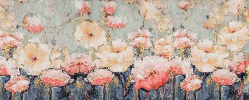 Quadro rich flowers 150x60cm