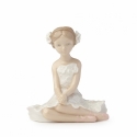 Ballerina fiorella porcellana12cm bianca Hervit