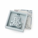 Orsetto porcellana flat app.blu 7,5cm Hervit