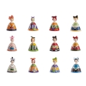 set 12 Campanelle Assortite Le Pupazze  Egan