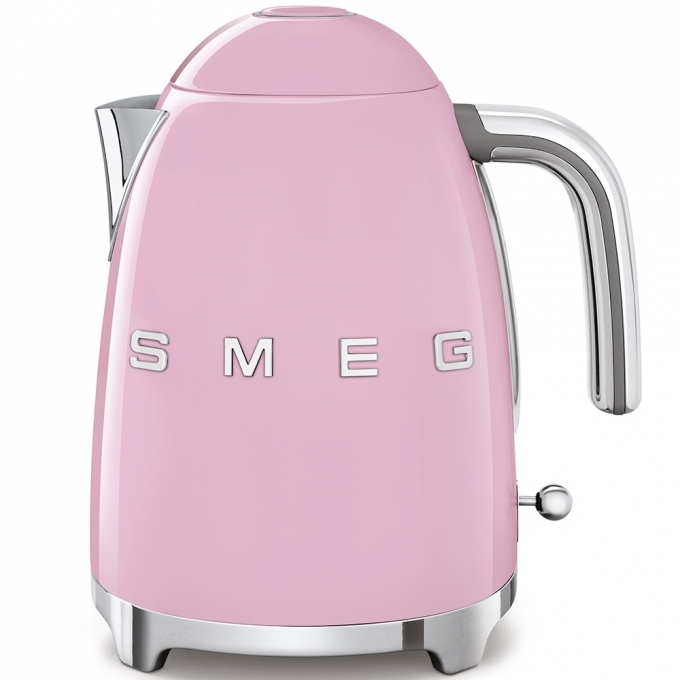 Bollitore elettrico rosa smeg anni 50