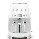 Macchina per caffè americano bianca con filtro smeg