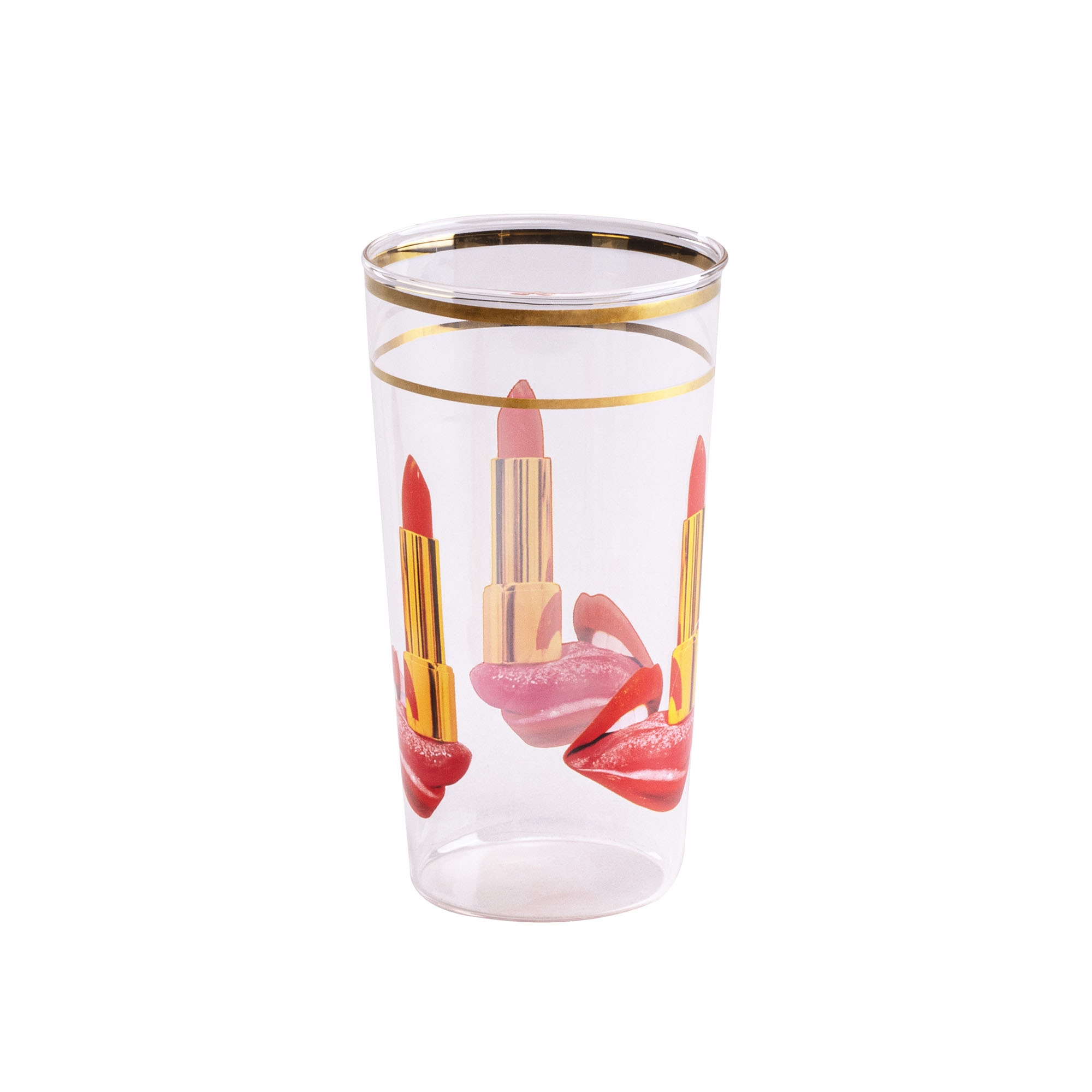 Bicchiere rossetti toiletpaper Seletti