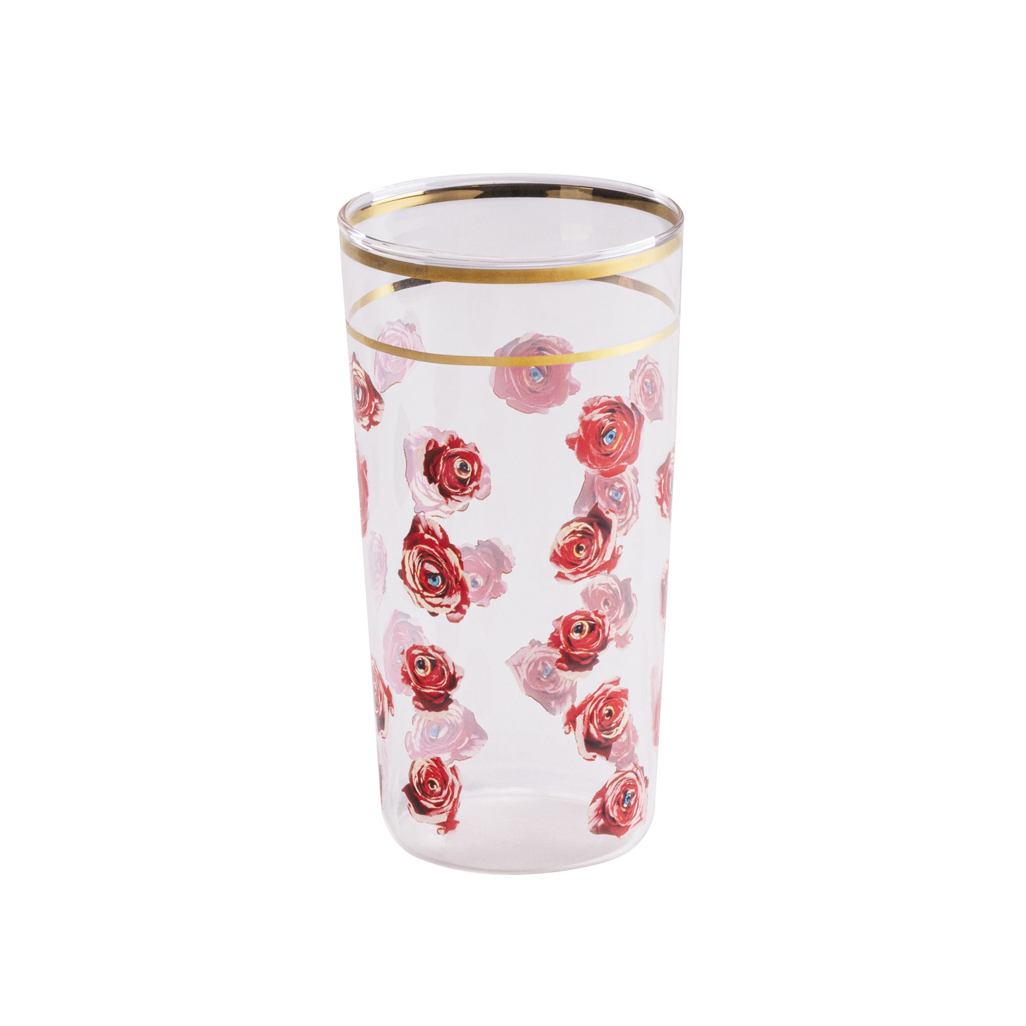Bicchiere rose toiletpaper Seletti