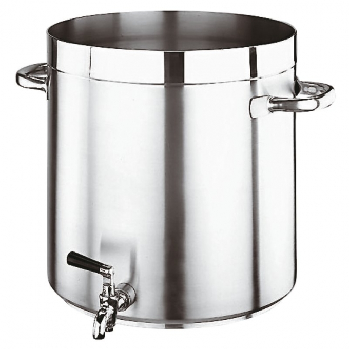 pentola alta con rubinetto cm 50 serie 1100 inox Paderno