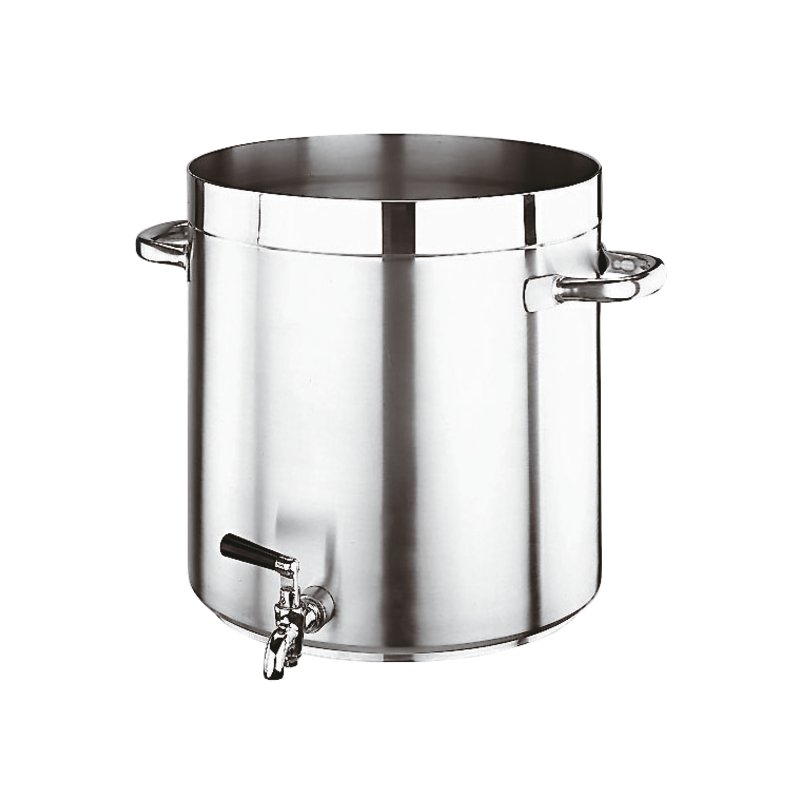 pentola alta con rubinetto cm 36 serie 1100 inox Paderno