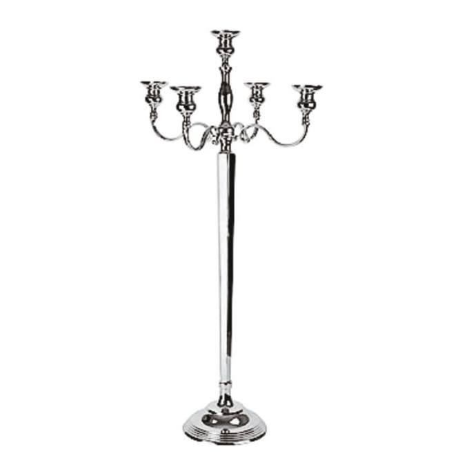 candelabro cm 78 nichelato Paderno