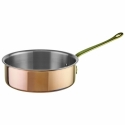 casseruola bassa 1 manico cm 28 rame 3-ply induzione Paderno