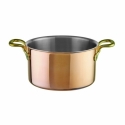casseruola alta 2 maniglie cm 24 rame 3-ply induzione Paderno