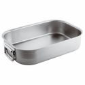 tegame rettangolare m/snodate cm 61 inox pesante Paderno