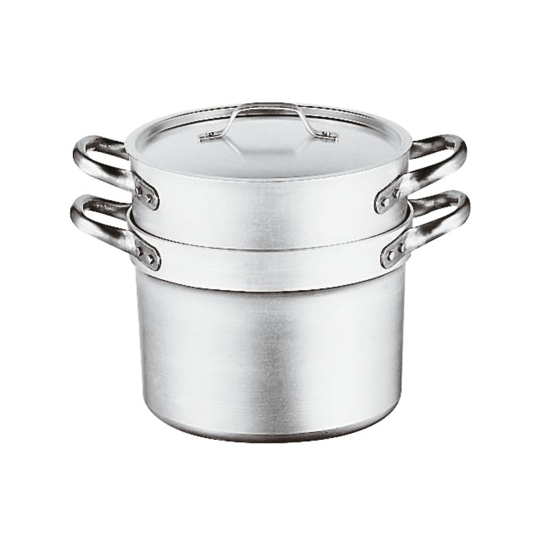 casseruola a vapore con coperchio cm32 serie 6100 alluminio Paderno