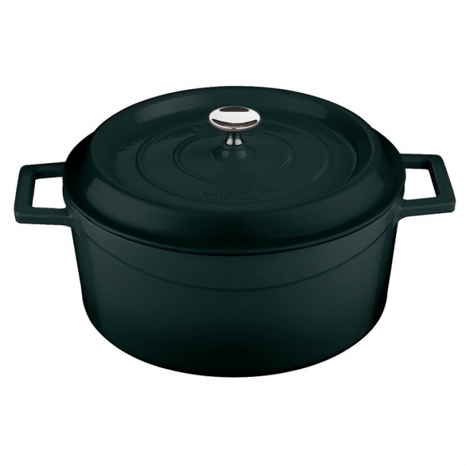 casseruola rotonda cm 32 col nero ghisa Paderno