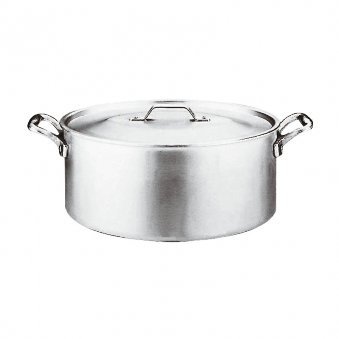 casseruola ovale con coperchio cm 40 serie 6100 alluminio Paderno