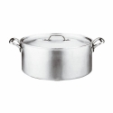 casseruola ovale con coperchio cm 40 serie 6100 alluminio Paderno