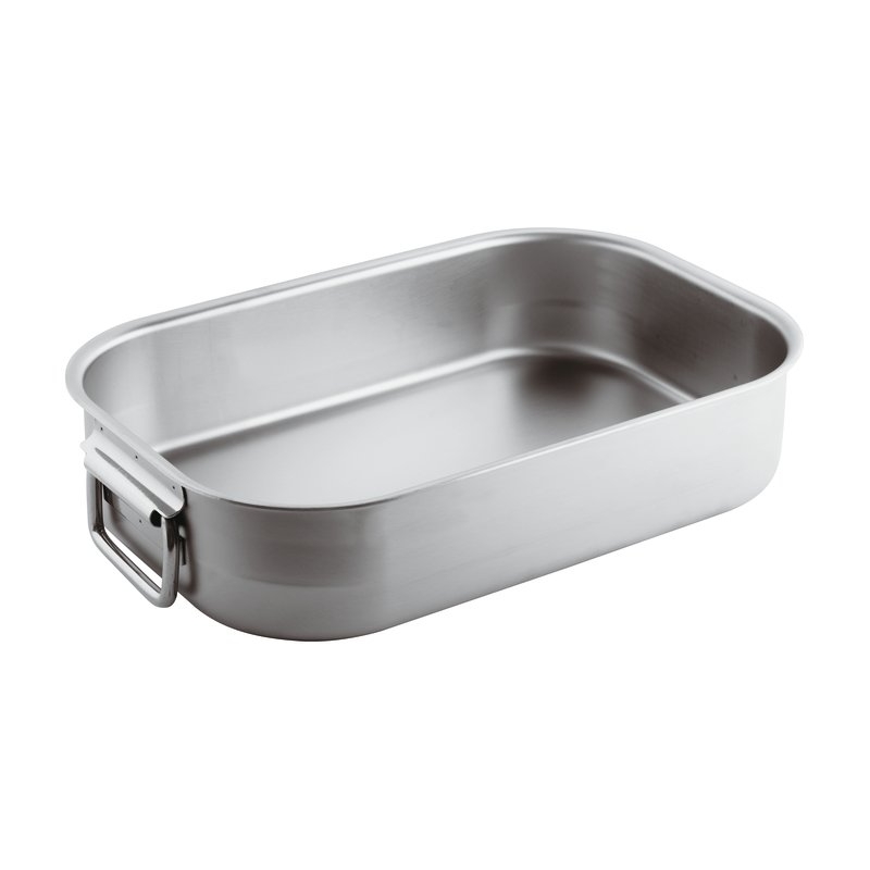 tegame rettangolare m/snodate cm 50 inox pesante Paderno