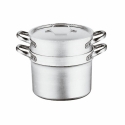 casseruola a vapore con coperchio cm32 serie 6100 alluminio Paderno