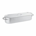 pesciera con griglia coperchio cm 70 serie 6100 alluminio Paderno