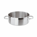 casseruola bassa 2 maniglie cm 36 serie 1100 inox Paderno