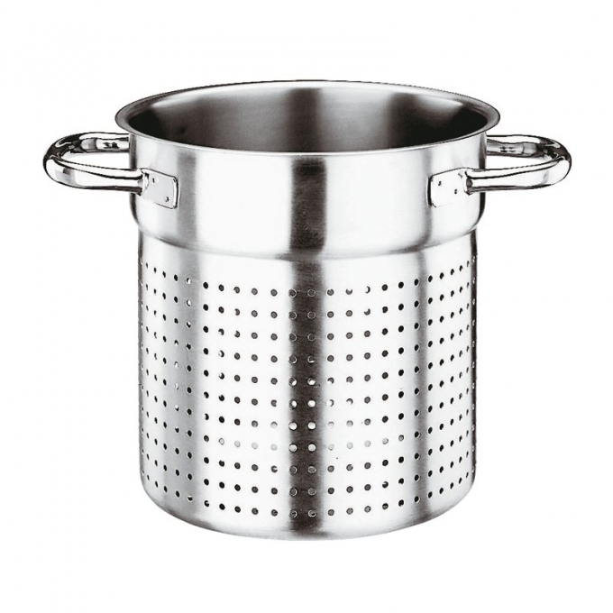 colapasta per pentola bassa cm 24 serie 1100 inox Paderno