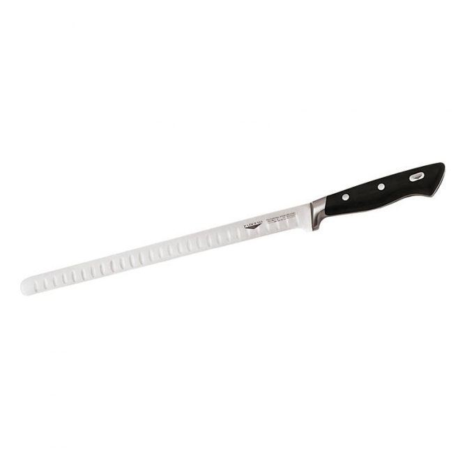 coltello salmone alveolato cm 30 coltelleria serie forgiata Paderno