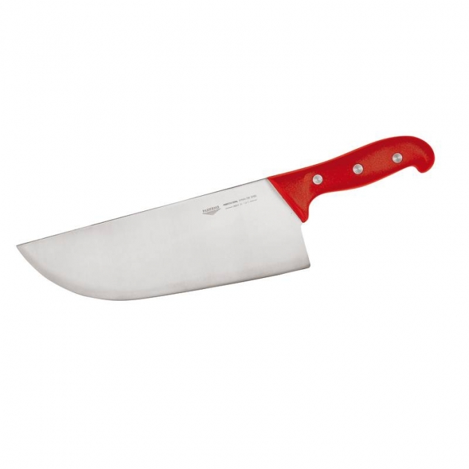 coltello colpo rosso 28cm 1kg coltelleria professionale carni crude Paderno