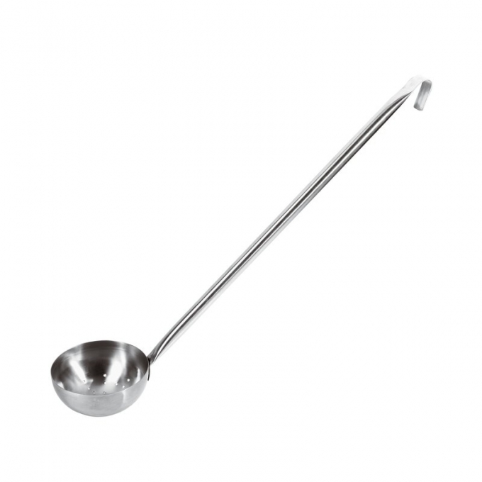 mestolo forato unipezzo cm 18 inox Paderno