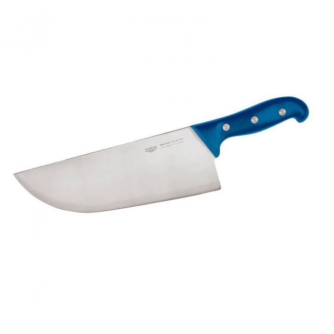coltello mezzo colpo cm 28 kg 0,75 coltelleria professionale azzurro - pesce Paderno