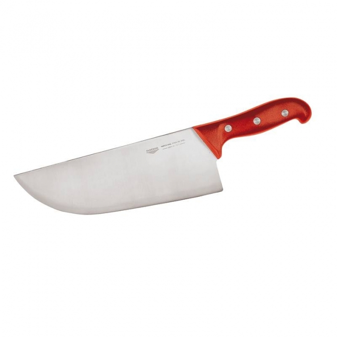 coltello mezzo colpo cm 28 kg 0,75 coltelleria professionale rosso rosso - carni crude Paderno