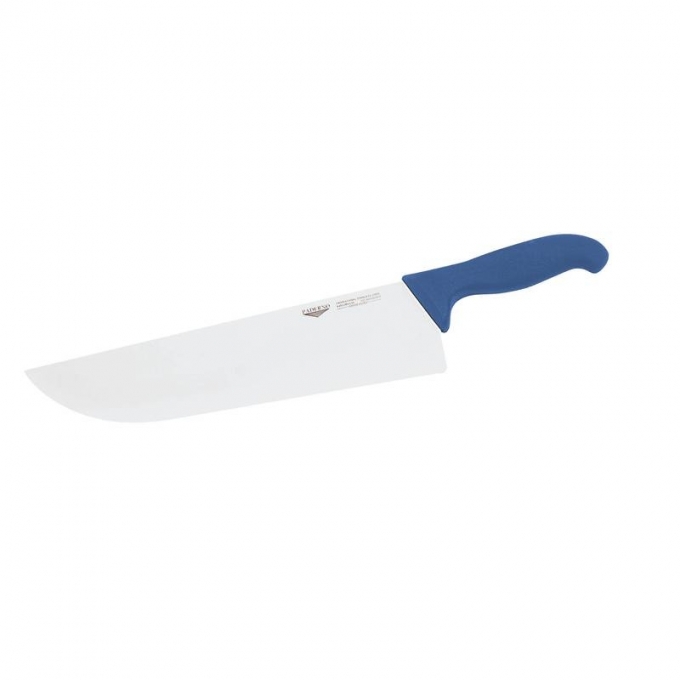 coltello cucina cm 30 manico blu coltelleria serie tranciata Paderno