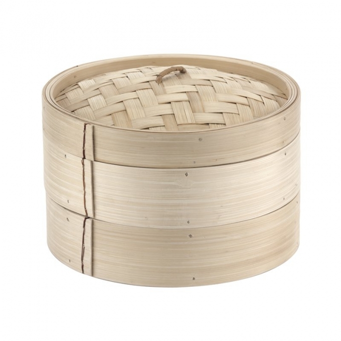 cestello per cottura vapore cm 25 bamboo Paderno