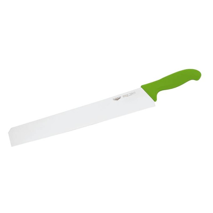 coltello salati-formaggio cm 36 manico verde coltelleria s.tranciata Paderno