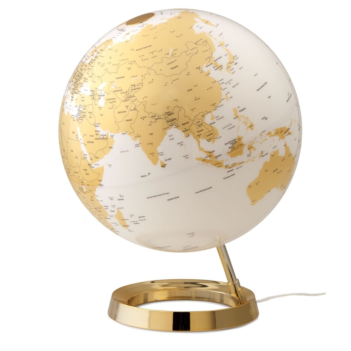 Lampada mappamondo oro light & colour atmosphere