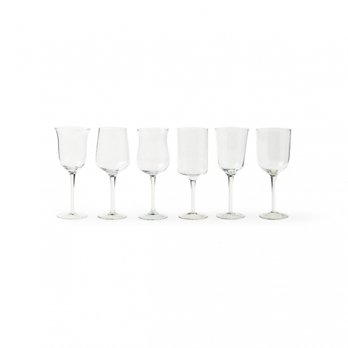 Set 6 calici forme assortite Bitossi